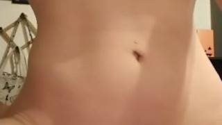 Obedient fucktoy cleans her fingers after shoving them up her cunt and ass