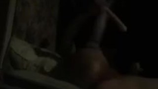 Dani Quinn fucking large dildo
