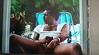 Exclusive XXX Celebrity Sex Tape - Supermodel Cory Jerking off his Big Cock