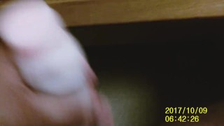 Taking my new masturbator for a test drive