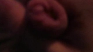 Fondling My Hairy Uncut Cock