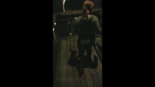 at the Themepark with Thick PAWG Velvet Diablo in Tight Jeans