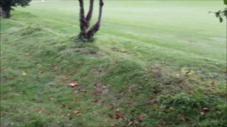 Fuck Me by the Golf Course & Watch Me Gargle Cum