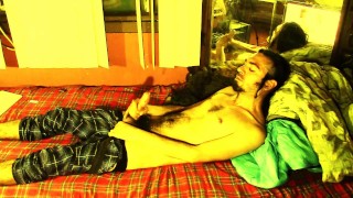 Self Cumshot Straight to the Mouth / Male Solo Cum Eating