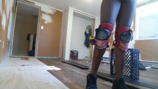 Empty house working naked 2