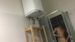 Russian  in the shower!