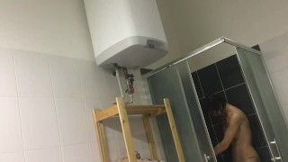 Russian  in the shower!