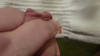 Cum on Dirty White Socks