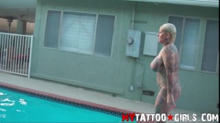 Pool Time With BlackWidow