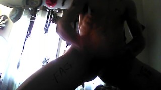 Solo male punk fucking myself