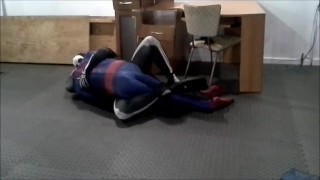 finned skeleton verses spiderman