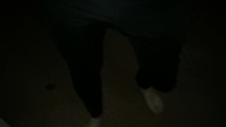 CUMSHOT in the Laundry room ** quick one **