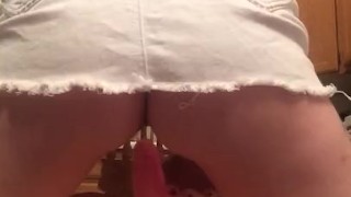 Riding in the kitchen