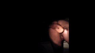 Friend videos inserting a large dildo