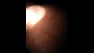 Friend videos inserting a large dildo