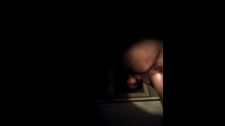Friend videos inserting a large dildo