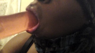 Bbw sucks that dildo|teaser