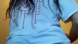 Trans Girl Plays With Dildo