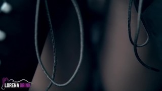 Long, Laced, Black, Nubuck, Leather, Boots. And Panties. :D