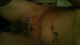 playing around in the hotel room