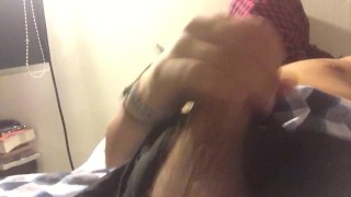 FACE COVERED PANTIE SNIFFING JERK OFF