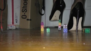 A Man in Heels - Dominating A Small City in Black Patent Heels (SFX Test!)