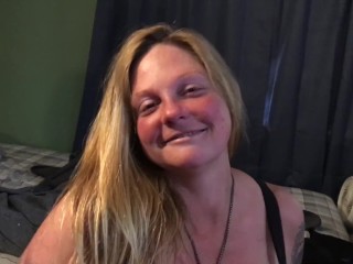 New whore tell about dude that creeped on her and titty fucked her for cash
