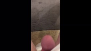 Fat Cumshot after vibrator masterbation