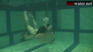 Underwater erotics and gymnastics