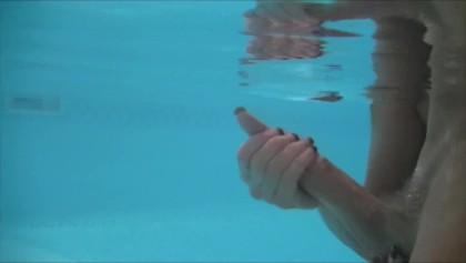 Underwater Hand Job Cum Shot - 3 Underwater Handjobs in Pool With Cumshots - Free Porn Videos - YouPorn