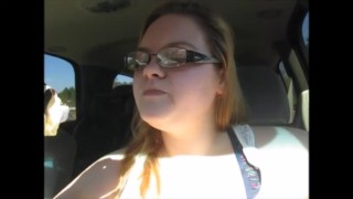 Fat ass bitch eats a candy bar