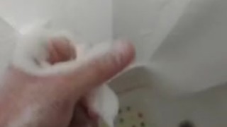 Quick Soapy Shower Wank