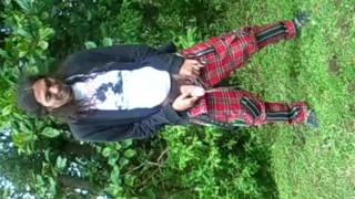 Outdoor: Punk Rocker Peeing at the Woods / Behind the Scenes