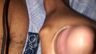 Home alone playing with my long dick