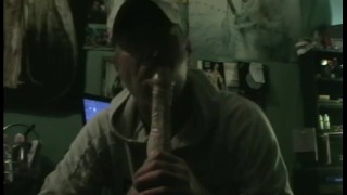 sloppy sucking your big cock ft my dildo