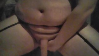 teasing of me me having fun with a 7inch dildo
