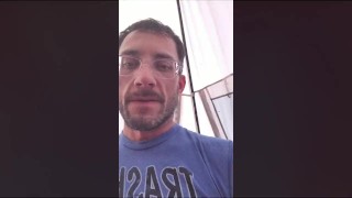 big chris jerks off for little chris (little liar said he'd make one too)