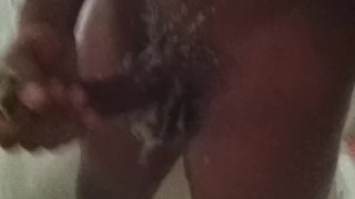 Hometowndick Jack's himself before taking shower