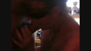 hot nut-crazy redhead loves sucking cock and it shows