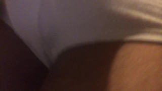 Was horny tried to stroke my cock But I got caught