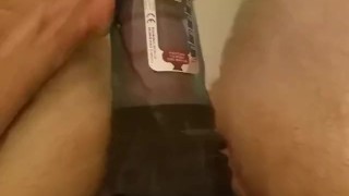 Late Night Bath Fun With a Bathmate and Fleshlight Part 1