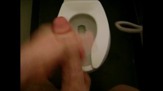 Solo Male Bathroom Stall Cumshot