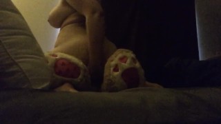 Horny Babygirl Rubbing Her Pussy On Her Giant Stuffed Bear