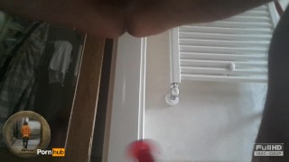 MUSCLE DADDY SELFFUCKS BAREBACK BEFORE THANKS BIG DILDO