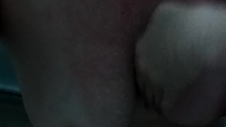 Hot girl in a hot shower