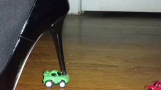 Black Patent Jimmy Choos and Tights Dominate Tiny Cars (Toy Crush)