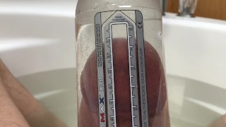 8.25” of dick in Bathmate X40