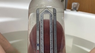 8.25” of dick in Bathmate X40