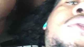 Finger fucking a big booty coworker