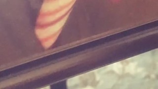 Making My Hot Wet Pussy Cum with a Candy Cane